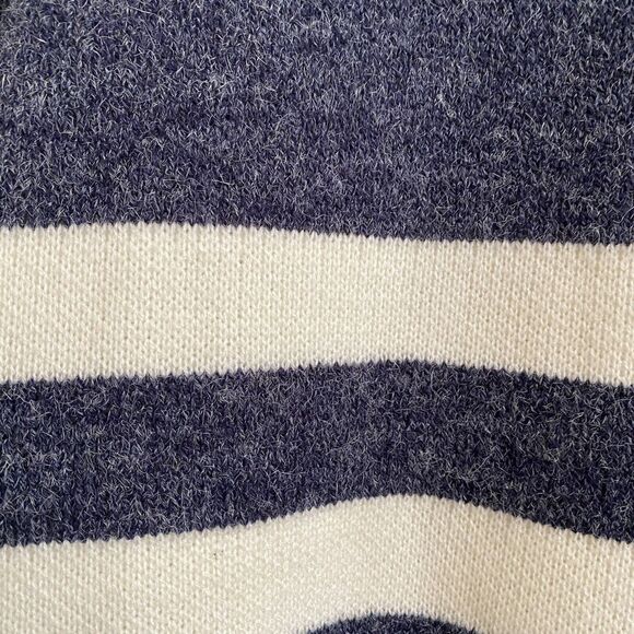 Baciano Stripe Print Open Gray‎ Front Sweater Jacket Large - Picture 7 of 8